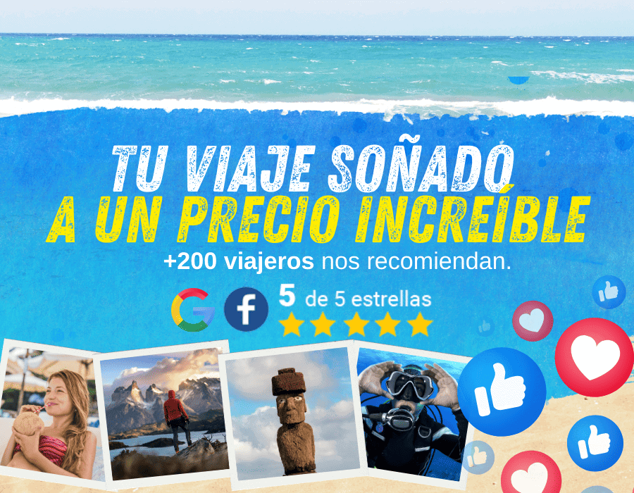 Viajes en Chile con paquetes económicos y recomendaciones de más de 200 viajeros al mejor precio con Passervi. Xturismo, agencia de viajes chilena que ofrece experiencias completas y accesibles para todos. Agencia de viajes en Chile especializada en paquetes económicos y confiables, recomendada por más de 200 viajeros, ofreciendo experiencias únicas y accesibles con Passervi. Recomendaciones de viajero, paquetes económicos en Chile, agencia de viajes, experiencias completas, Passervi, viajes a bajo precio.